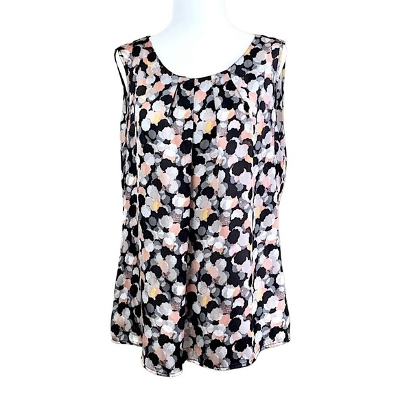 Notations Sleeveless Blouse - Picture 2 of 9